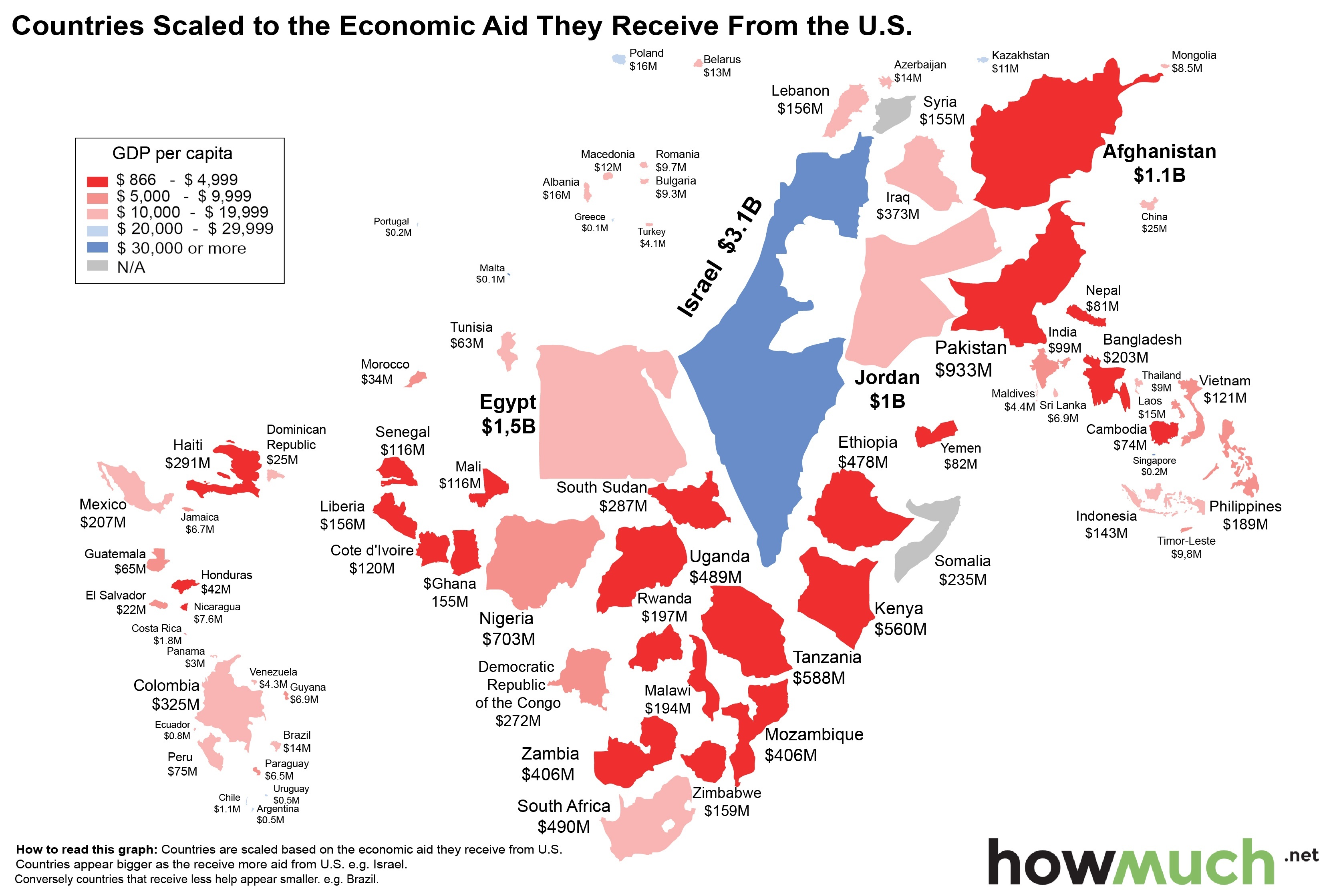 mapped out money