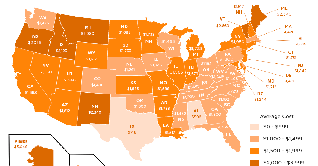 The Monthly Cost of Senior Care in USA